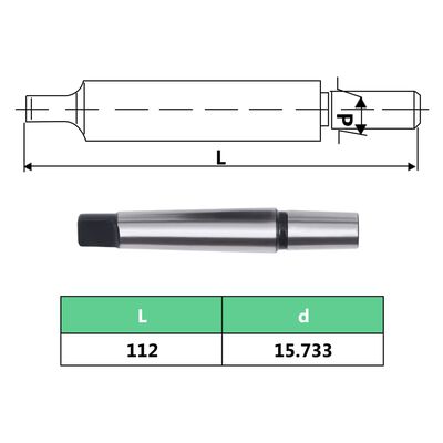 vidaXL Snabbchuck MT2-B16 med 13 mm spännvidd
