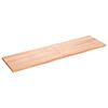 vidaXL V&auml;gghylla ljusbrun 180x50x(2-4) cm behandlad massiv ek