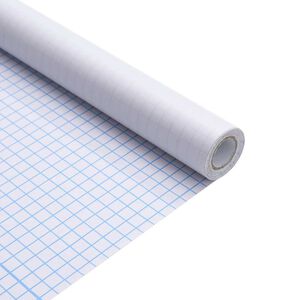 vidaXL Sj&auml;lvh&auml;ftande F&ouml;nsterfilm Frostad vit 45 x 500 cm PVC