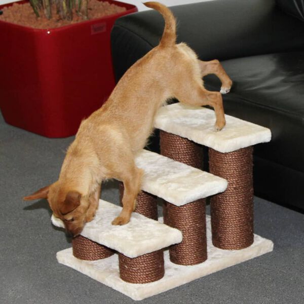 Kerbl Husdjurstrappa Easy Climb 45x35x34 cm brun 82410