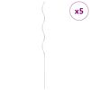 vidaXL Spiralformade v&auml;xtst&ouml;d 5 st 110 cm galvaniserat st&aring;l