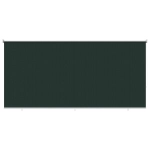 vidaXL Utomhus Rullgardin 90% UV Block M&ouml;rkgr&ouml;n 350 x 140 cm HDPE