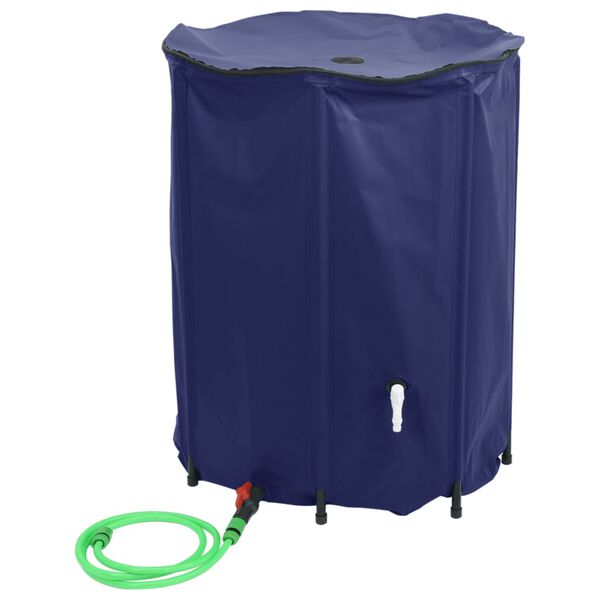 vidaXL Vattentank med kran vikbar 1350 L PVC
