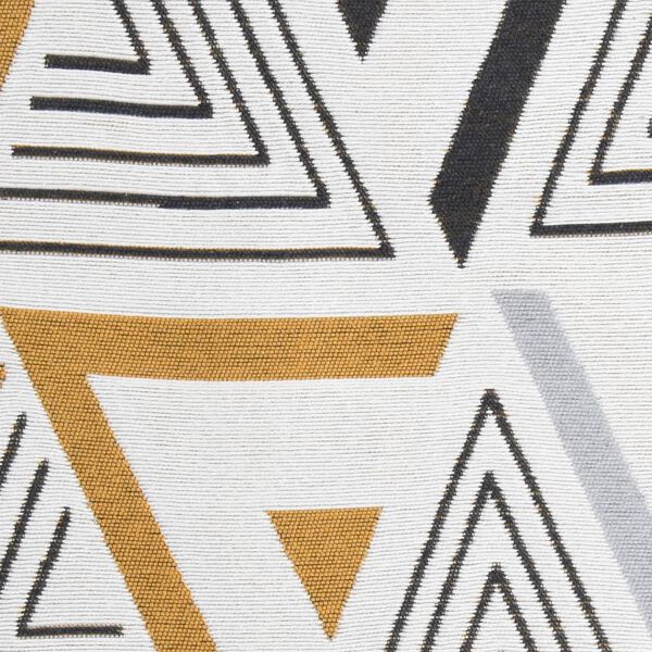 vidaXL Matta gul och gr&aring; 120x180 cm bomull