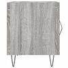 vidaXL Sängbord 2 st grå sonoma 40x40x50 cm konstruerat trä