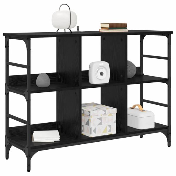 vidaXL Sideboard Svart Ek 102 x 32 x 73,5 cm