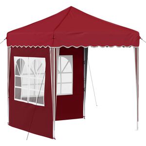 vidaXL Pop-up Partyt&auml;lt 195 x 195 x 245 cm Vinr&ouml;d Oxford Tyg