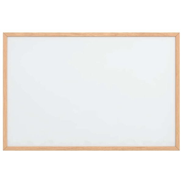 vidaXL Magnetisk whiteboardtavla med massiv fururam 60x40 cm