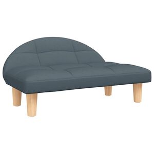 vidaXL Hundb&auml;dd m&ouml;rkgr&aring; 70x52x30 cm tyg