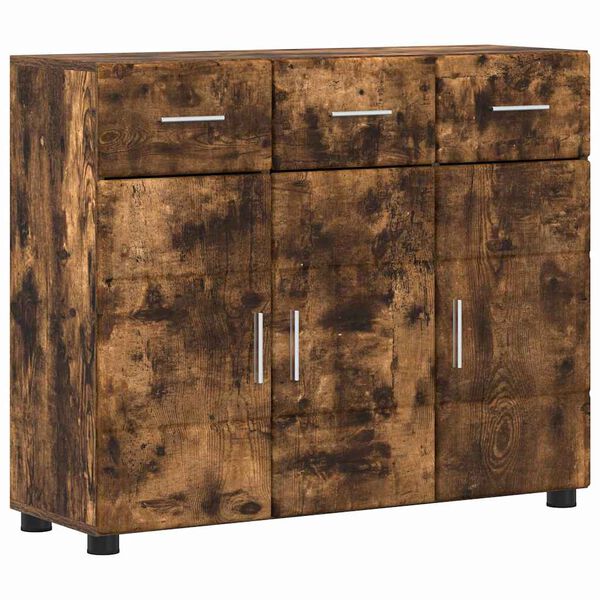 vidaXL Sideboard FLORIN R&ouml;kt ek 88,5 x 30,5 x 73 cm Konstruerat tr&auml;