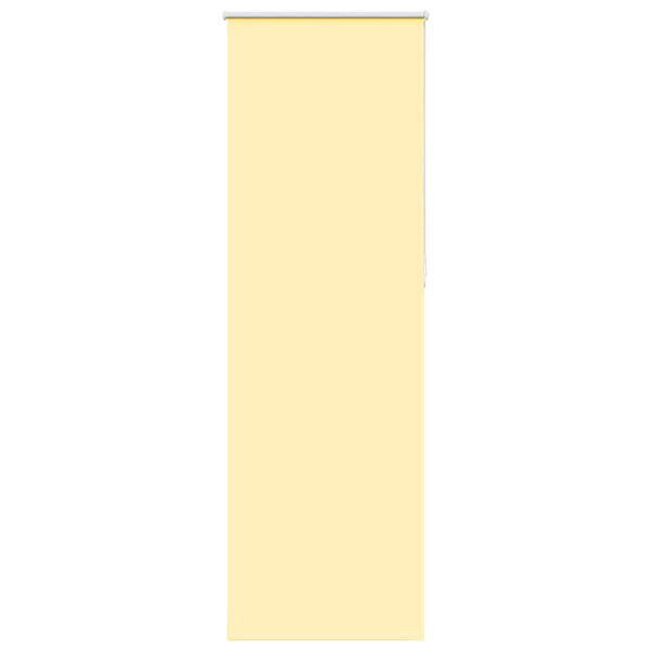 vidaXL Rullgardin m&ouml;rkl&auml;ggningsgul 85x210 cm tygbredd 80,7 cm
