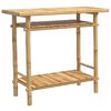 vidaXL Konsolbord 90x37x75 cm bambu