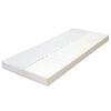 vidaXL Madrass 90x200 cm 7 zoner PU-skum 10 cm H2 H3