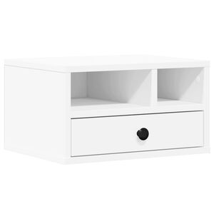 vidaXL Skrivarst&auml;ll vit 40x32x22,5 cm konstruerat tr&auml;
