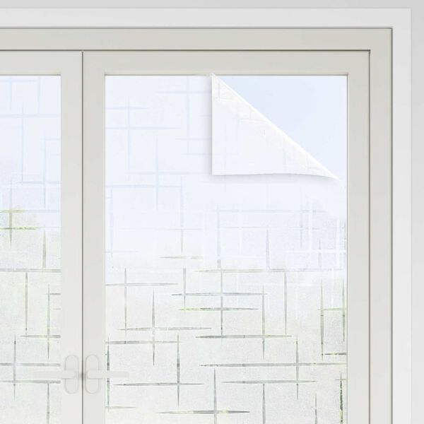 vidaXL Statisk f&ouml;nsterfilm Stj&auml;rnm&ouml;nster 45 x 500 cm PVC