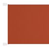 vidaXL Markis vertikal terrakotta 140x420 cm oxfordtyg