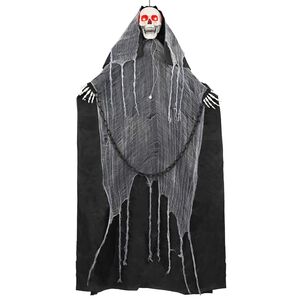 vidaXL H&auml;ngande liemannen till Halloween SPOOKA Svart 112 x 164 cm