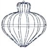 vidaXL Julfinialslampa 192 LED-lampor Kallvit Diam. 40 x 40 cm