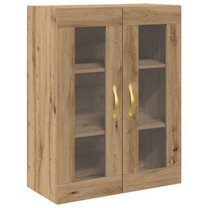 vidaXL V&auml;ggsk&aring;p Artisan Ek 69,5 x 34 x 90 cm Konstruerat tr&auml;