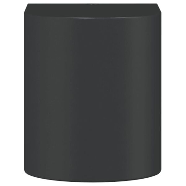 vidaXL Utomhusvägglampor 2 st svart gjuten aluminium