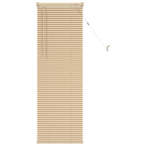 vidaXL Persienn Ljusbrun med M&ouml;nster 150 x 40 cm 25 mm PVC