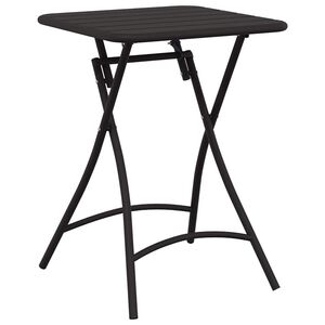 vidaXL Bistrobord Antracit 55 x 55 x 72,5 cm Pulverlackerad st&aring;l