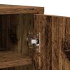 vidaXL Skoskåp åldrat trä 60x35x92 cm konstruerat trä