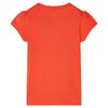T-shirt för barn mörk orange 104