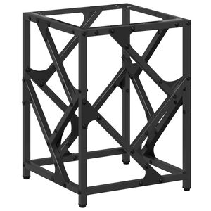 vidaXL Soffbord med transparent glasskiva 30x30x41 cm st&aring;l