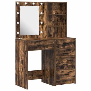 vidaXL Smyckebord 2 st Brun 50 x 41 x 135 cm Konstruerat tr&auml;