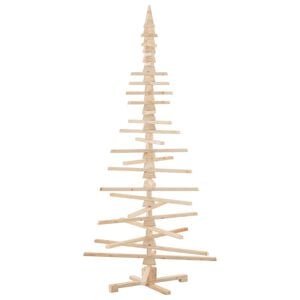 vidaXL Julgran i tr&auml; 210 cm massiv furu