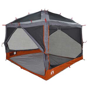vidaXL Inre T&auml;lt 7-Person 7 person Gr&aring; och orange
