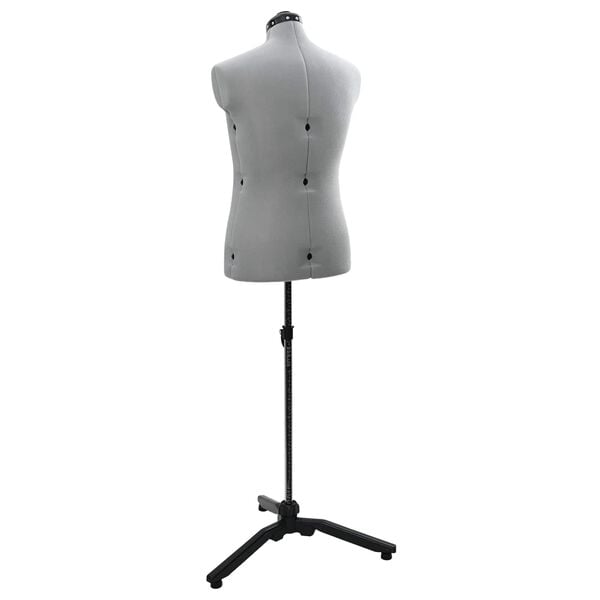 vidaXL Justerbar Kl&auml;nningsform Kvinna Gr&aring; 37.5-45.5 tum tyg