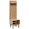 vidaXL Hallm&ouml;bel OTTA 50x40x160 cm massiv furu
