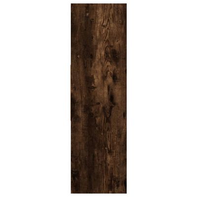 vidaXL Bokhylla rökfärgad ek 97,5x29,5x100 cm konstruerat trä