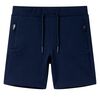 vidaXL Barnshorts marinbl&aring; 92