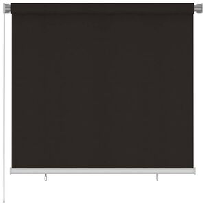 vidaXL Rullgardin utomhus 165 (B) x 140 (H) cm brun HDPE