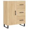 vidaXL Sk&auml;nk sonoma-ek 69,5x34x90 cm konstruerat tr&auml;