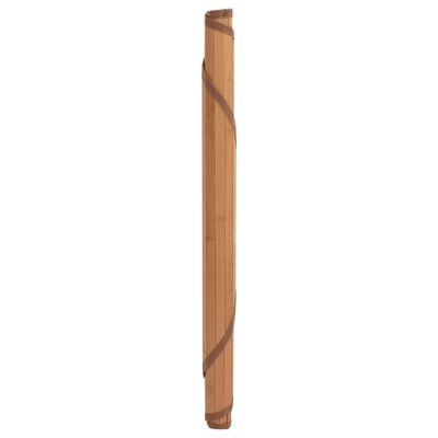 vidaXL Matta rund natur 60 cm bambu