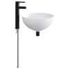 vidaXL Tv&auml;ttst&auml;ll f&ouml;r badrum Matte Svart 35,5 x 35,5 x 14,5 cm Metall