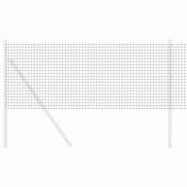 vidaXL Svetsat tr&aring;dst&auml;ngsel Gr&aring; 0.4 x 10 m