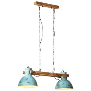 vidaXL H&auml;nglampa 25 W n&ouml;tt bl&aring; 85x28x109 cm E27