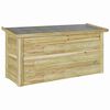 vidaXL F&ouml;rvaringsl&aring;da Naturf&auml;rg 119 x 44,5 x 58 cm Impregnerat furutr&auml;