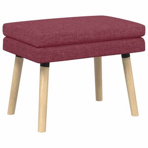 vidaXL Dubbel-lager b&auml;nk Vinr&ouml;d 60 x 40 x 46 cm Tyg
