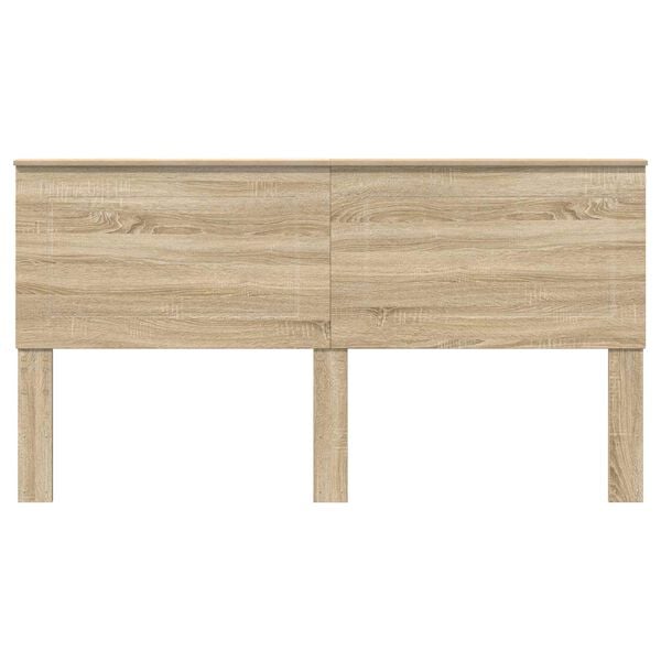 vidaXL Huvudgavel Sonoma-ek 180 cm Konstruerat tr&auml;