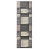 vidaXL Mattl&ouml;pare LESAKA Brun 100 x 400 cm Diamantvelour
