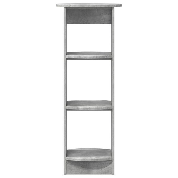 vidaXL Sidokabinett BetongGr&aring; 40 x 40 x 100 cm Konstruerat tr&auml;