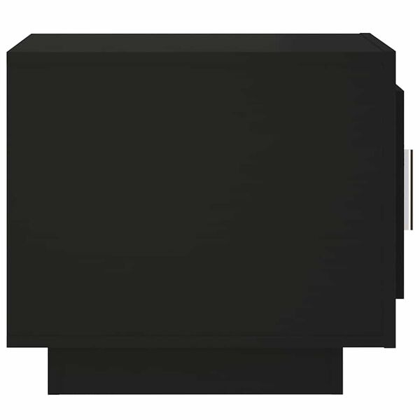 vidaXL Soffbord svart 51x50x45 cm konstruerat tr&auml;