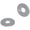 vidaXL Skivor 2 st Silver 18 x 18 x 1,2 mm J&auml;rn