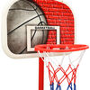 vidaXL Flyttbar basketkorg justerbar 138,5-166 cm